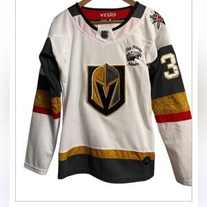 VEGAS GOLDEN KNIGHTS Adidas Sz M SPRAGUE #33 Sky Point Admin Logo Jersey
